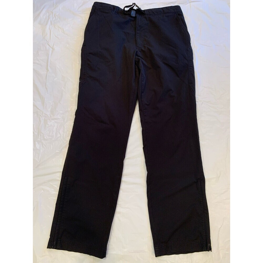 Eddie Bauer Black Nylon Men's Cargo Pants Size Large